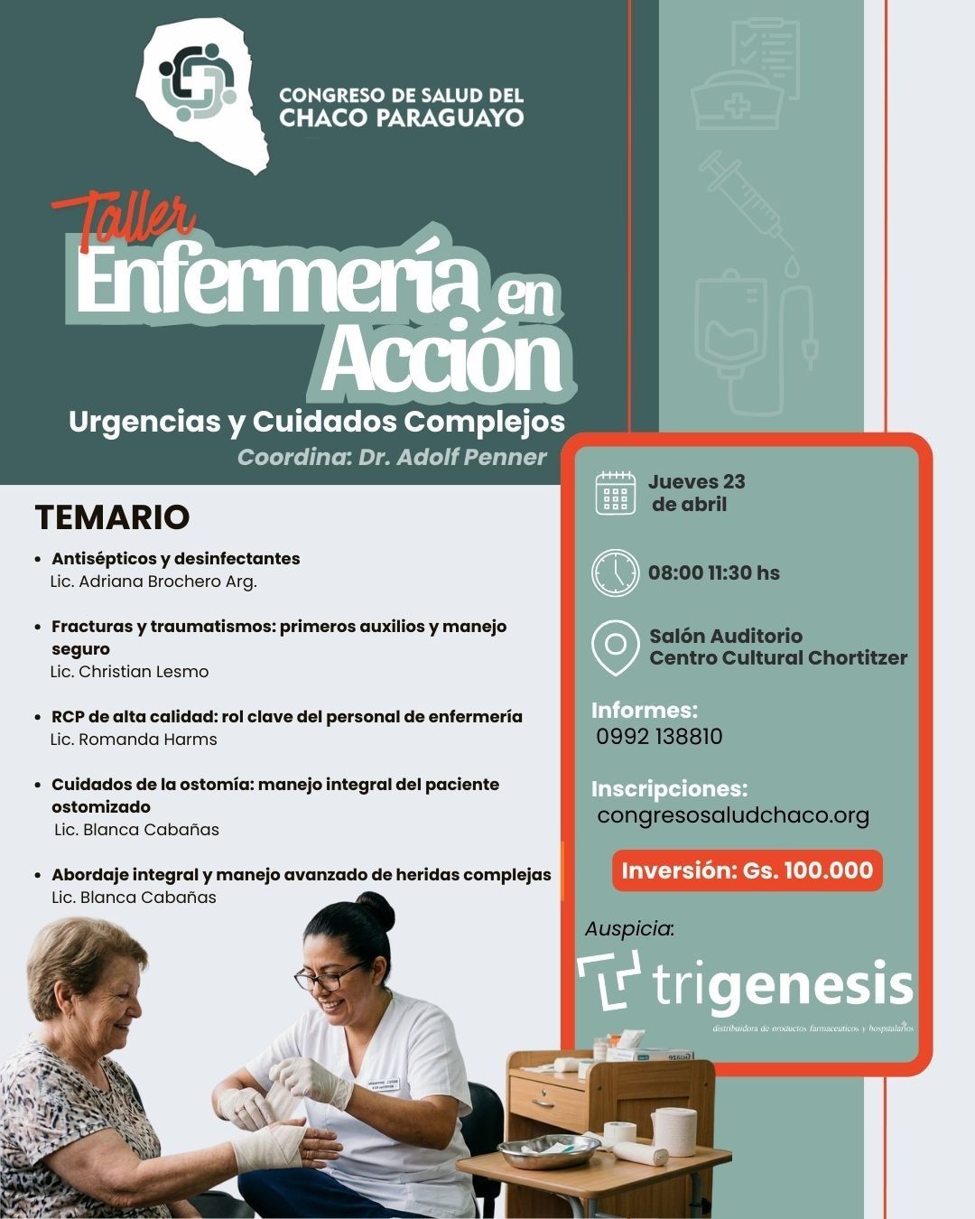 Taller enfermería en acción