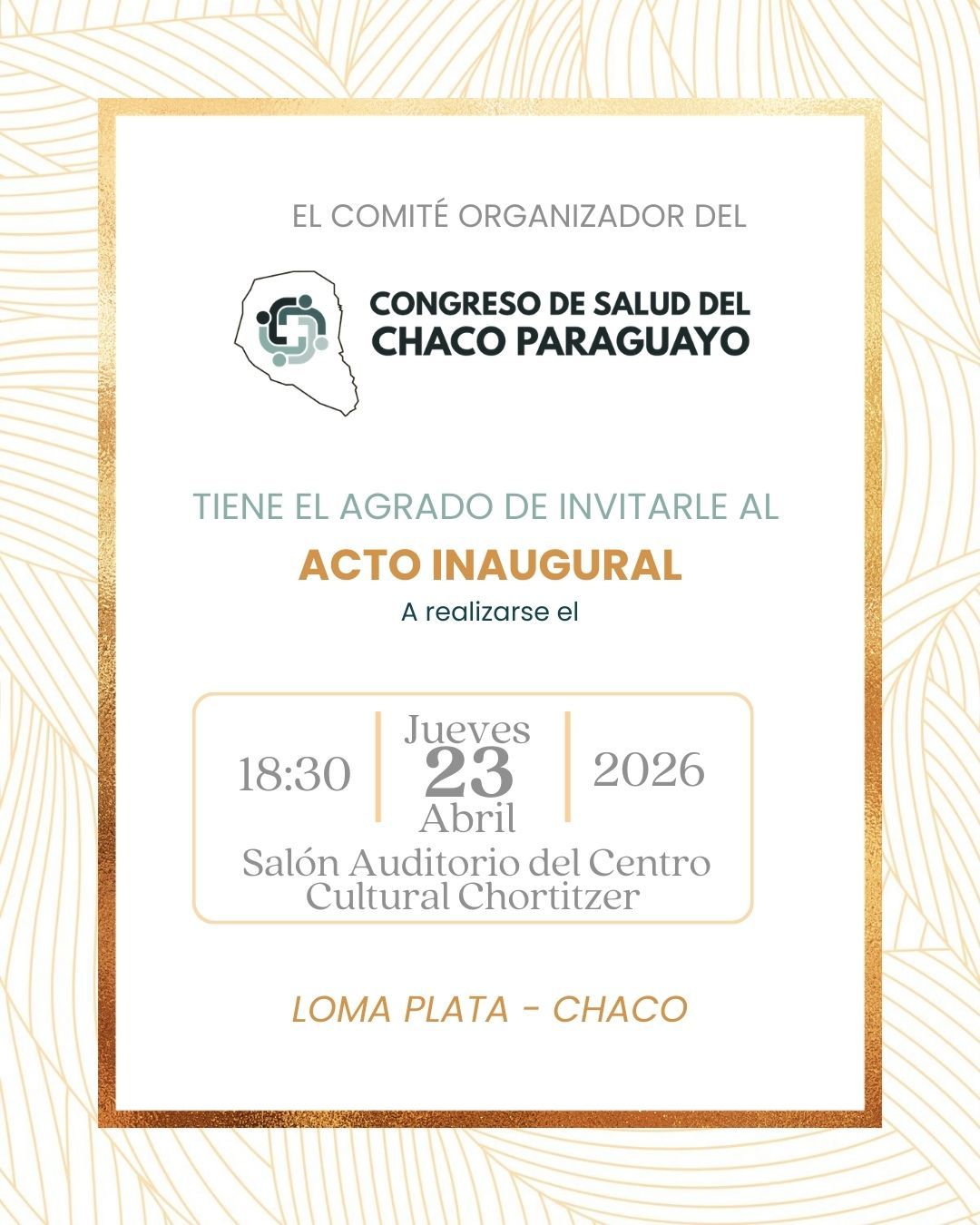 INVITACIÓN – ACTO INAUGURAL
